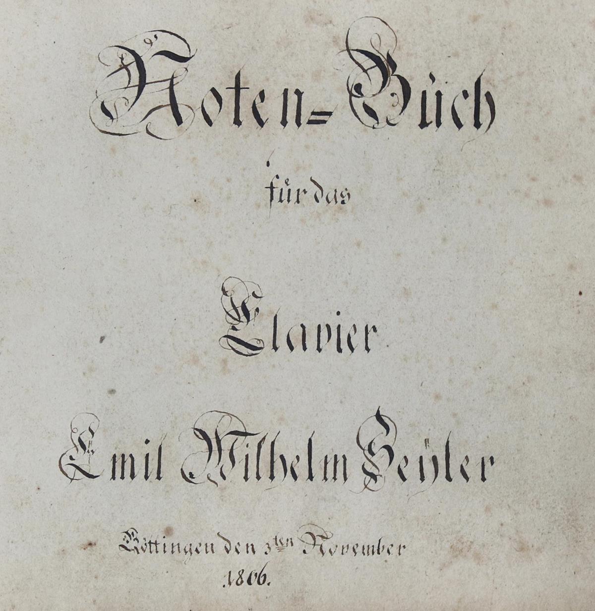 Noten-Buch | Bild Nr.1