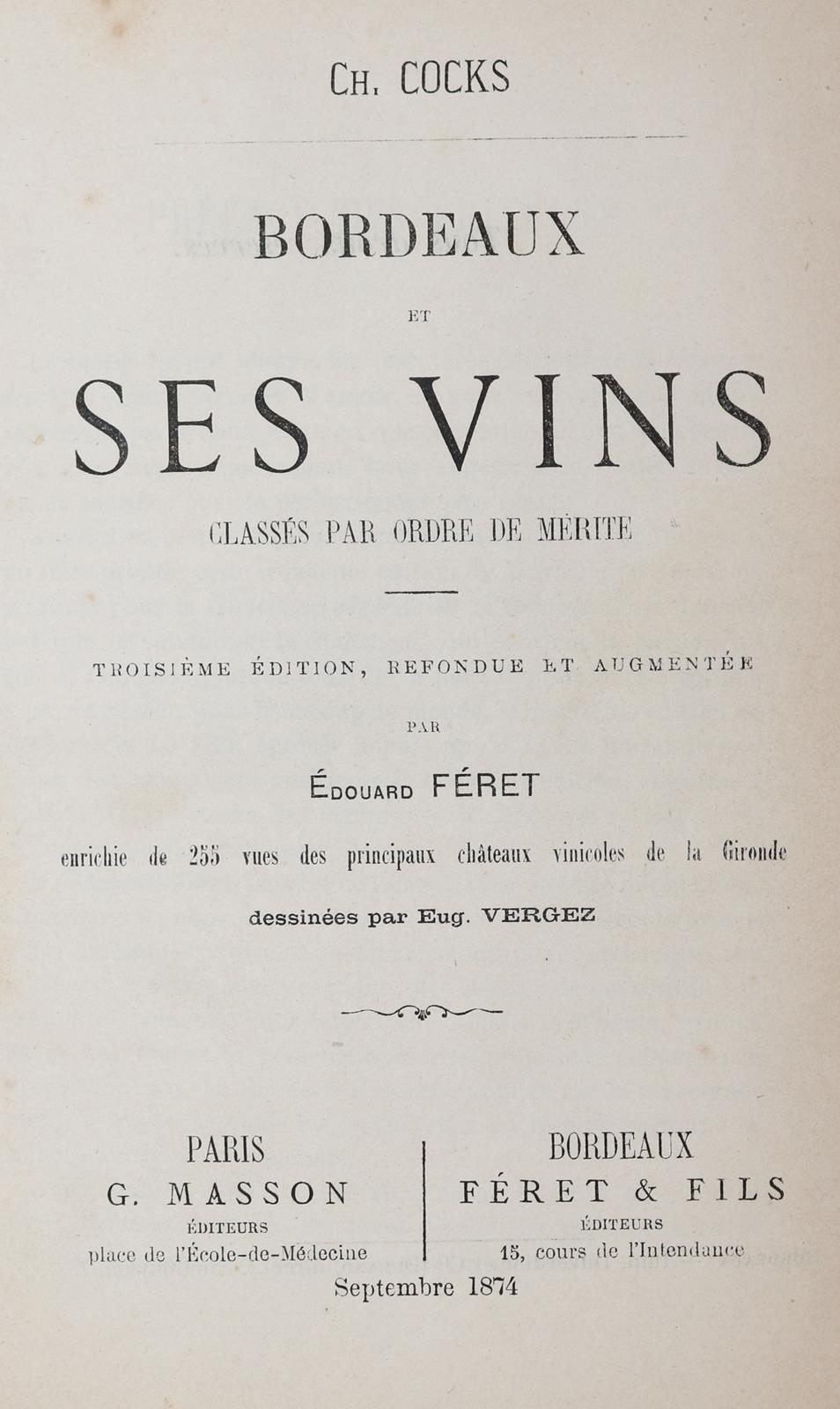 Cocks (Charles). | Bild Nr.1