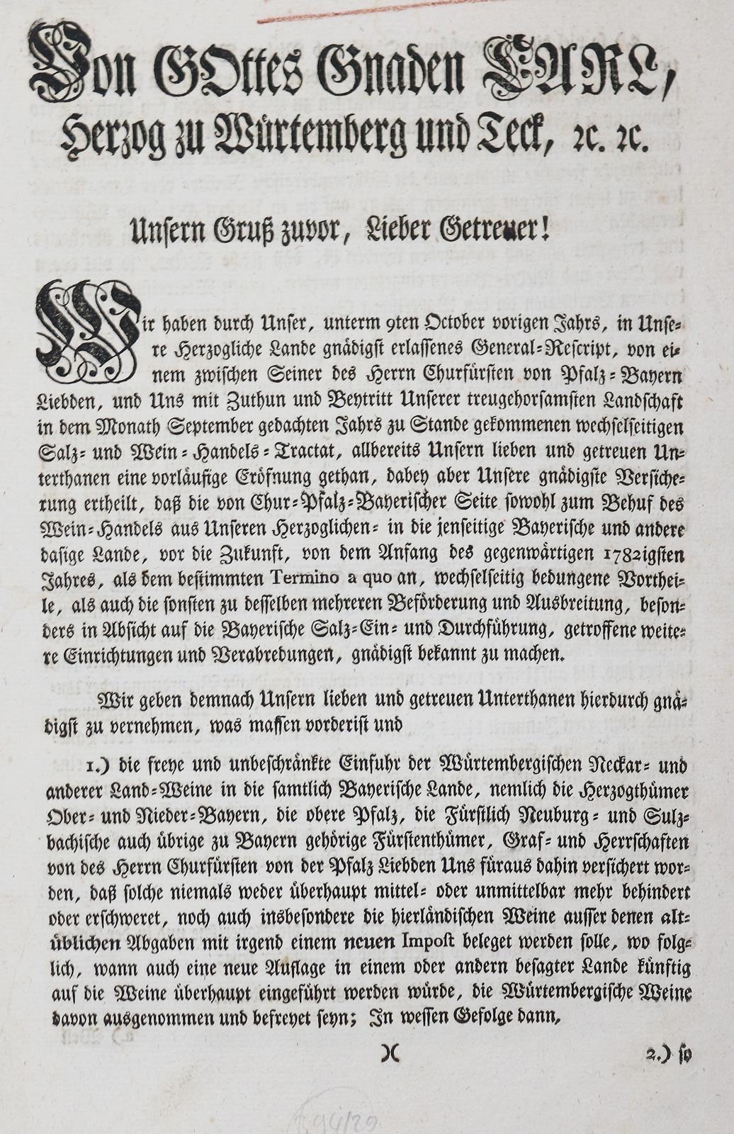 Verordnungen für Württemberg | Bild Nr.5