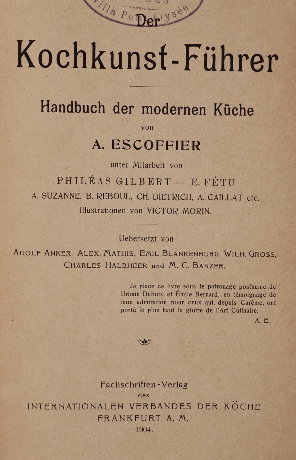 Escoffier,A. | Bild Nr.1