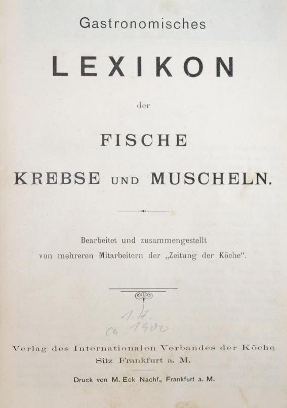 Gastronomisches Lexikon | Bild Nr.1