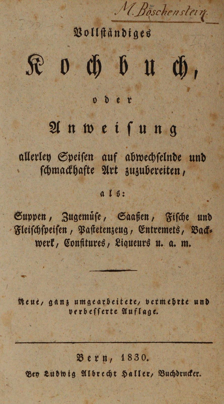 Vollständiges Kochbuch, | Bild Nr.1