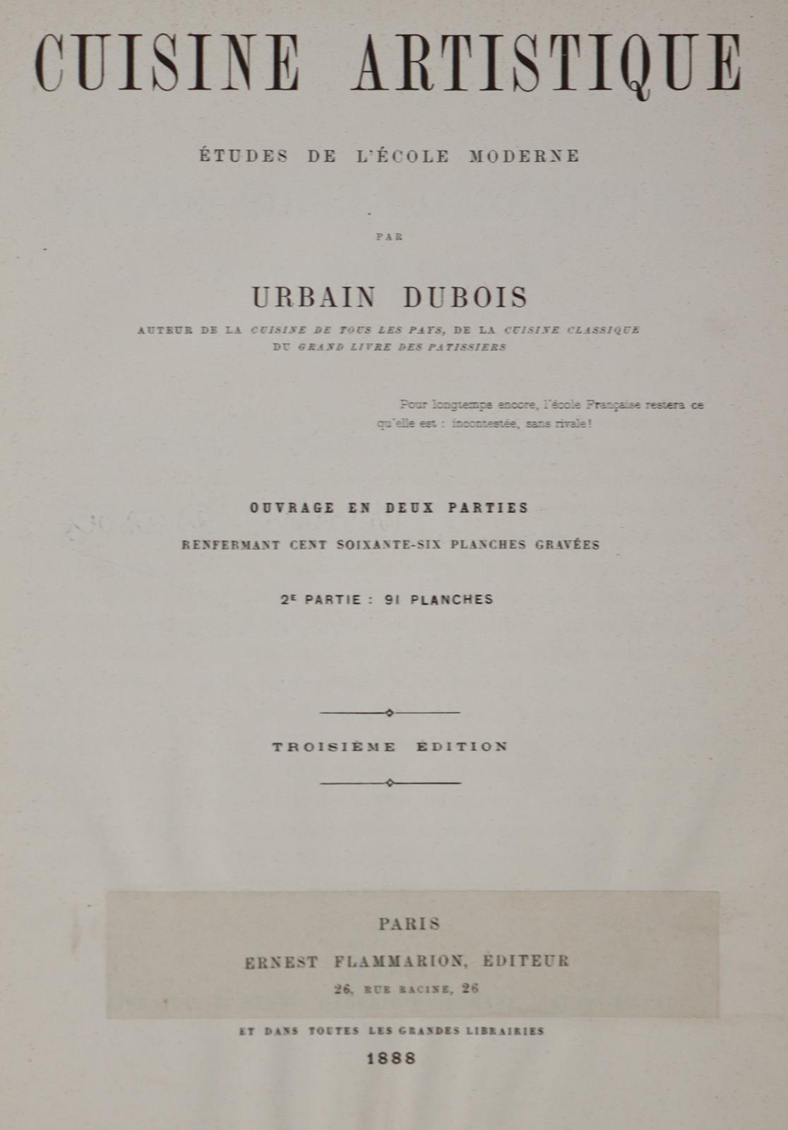 Urbain-Dubois. | Bild Nr.3