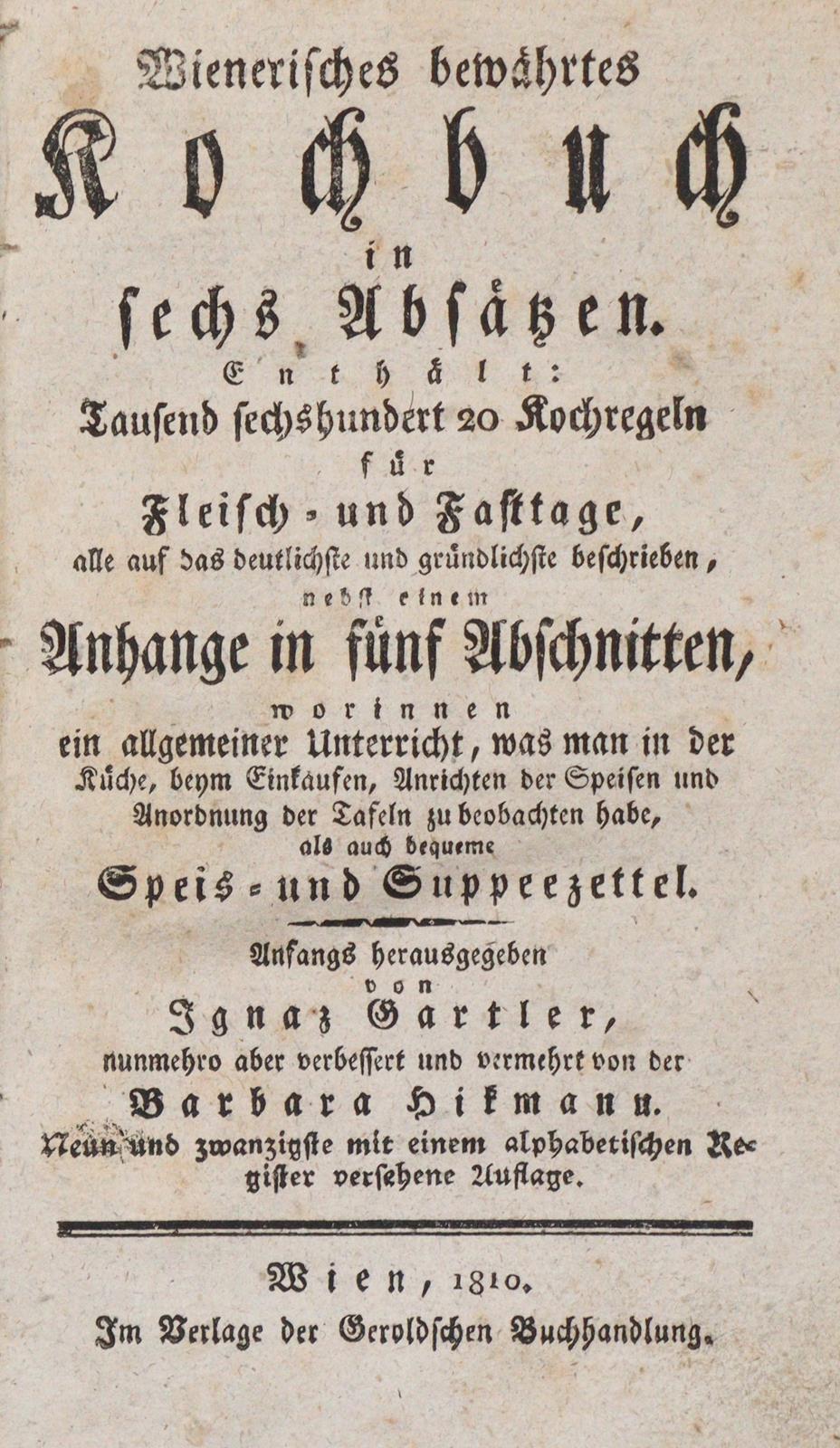 Gartler,I. u. B.Hikmann. | Bild Nr.1