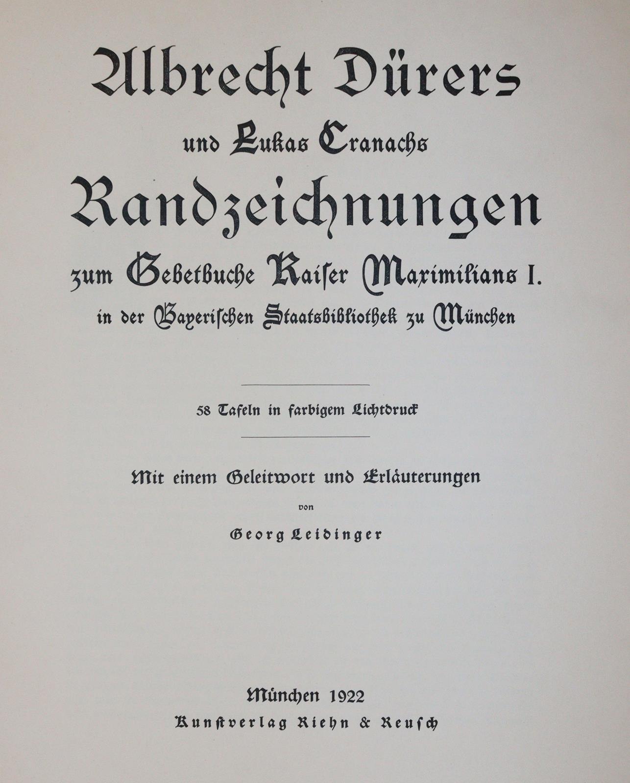 Albrecht Dürers | Bild Nr.1