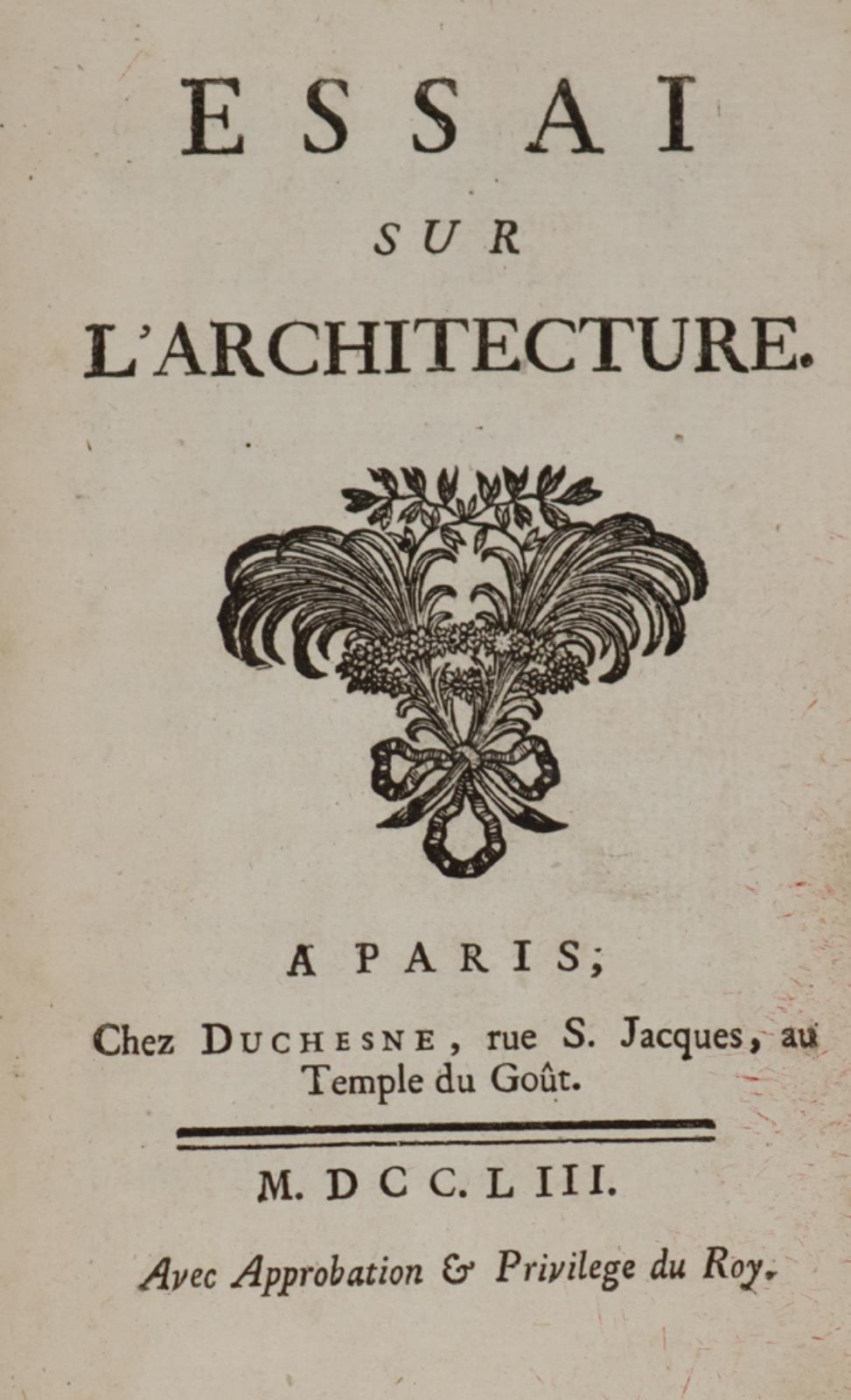 (Laugier,M.A.). | Bild Nr.1