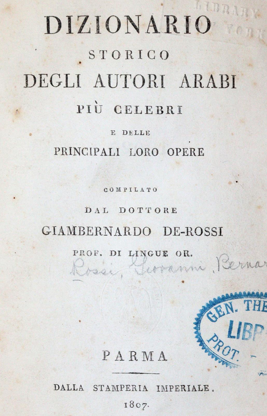 De Rossi,G.B. | Bild Nr.1