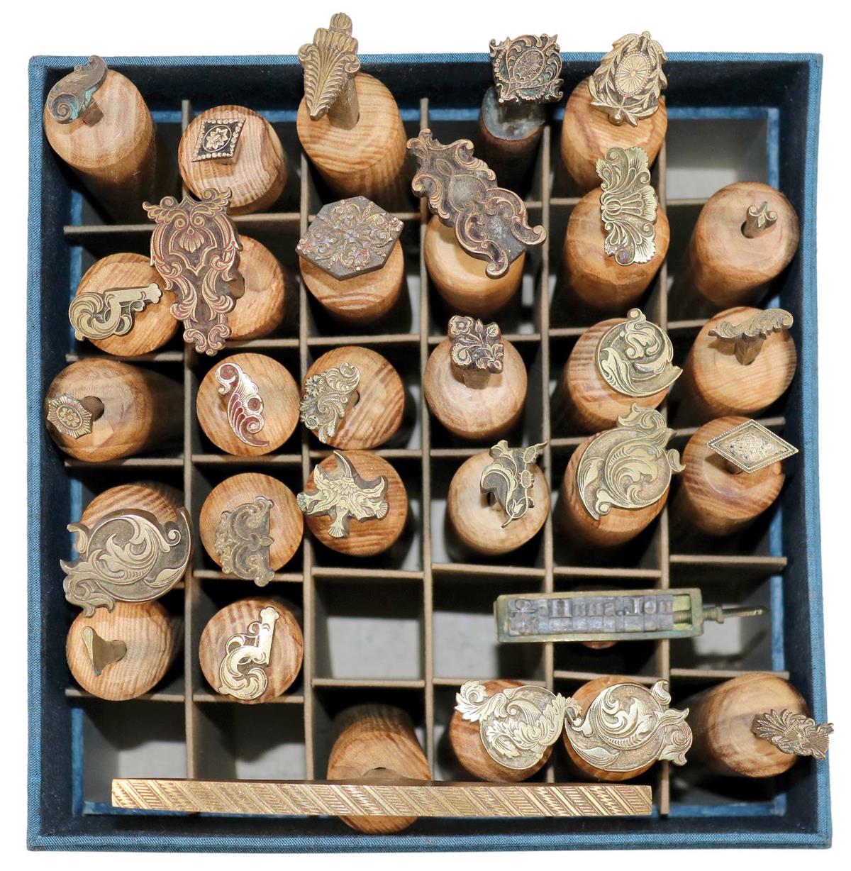 Buchbinder-Stempel. | Bild Nr.1