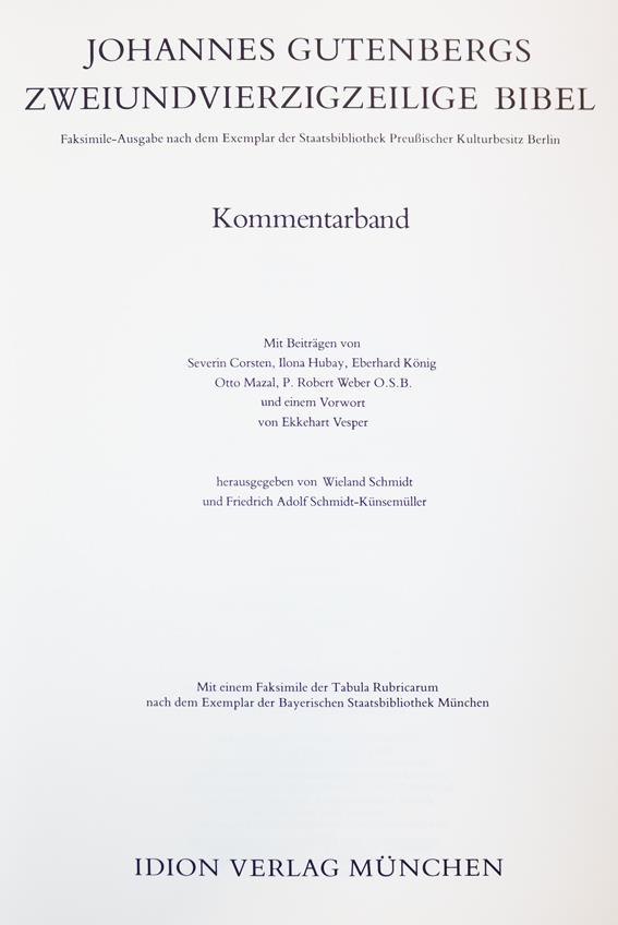 Gutenberg-Bibel. | Bild Nr.6