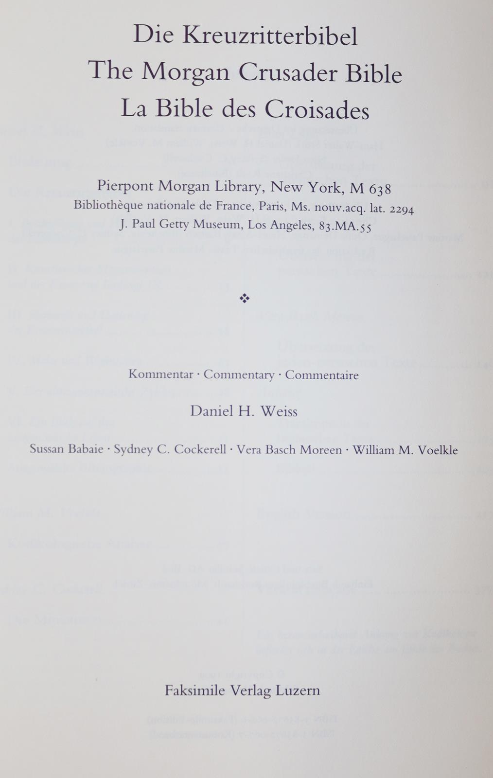 Kreuzritterbibel, Die. | Bild Nr.1