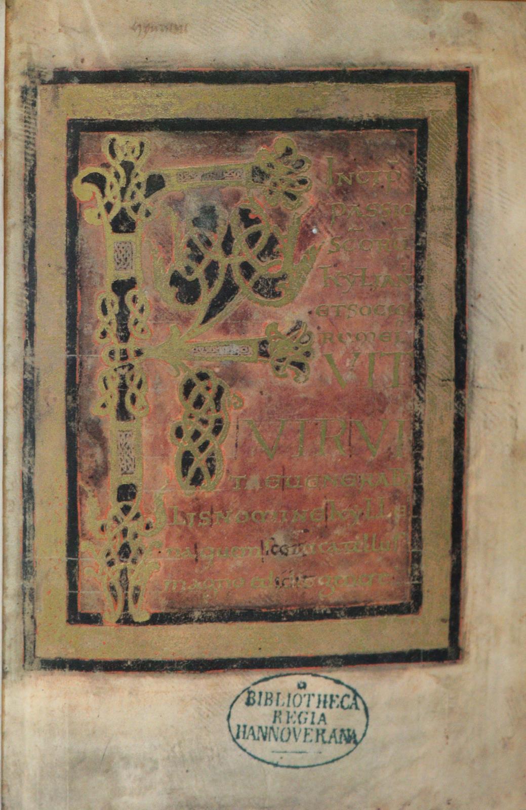 Passio Kiliani. | Bild Nr.4