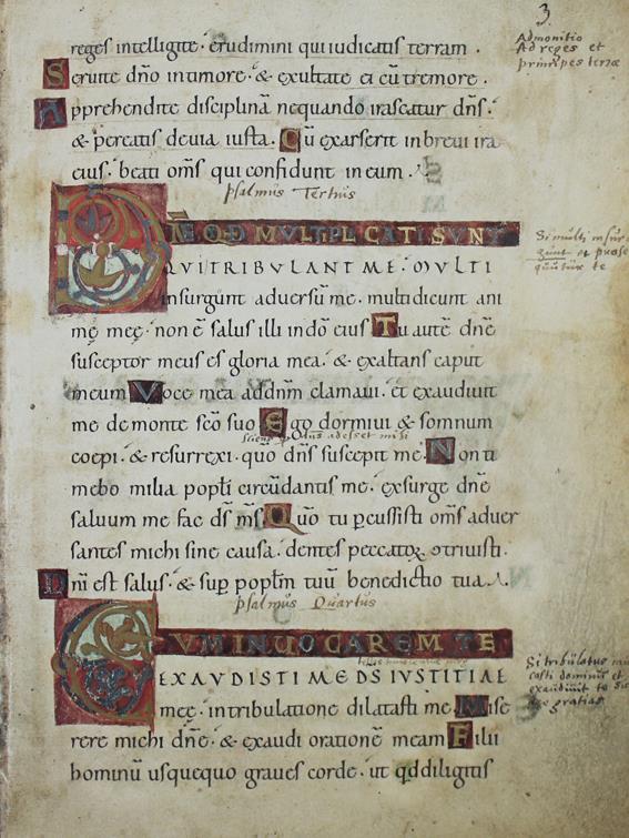 Werdener Psalter. | Bild Nr.1