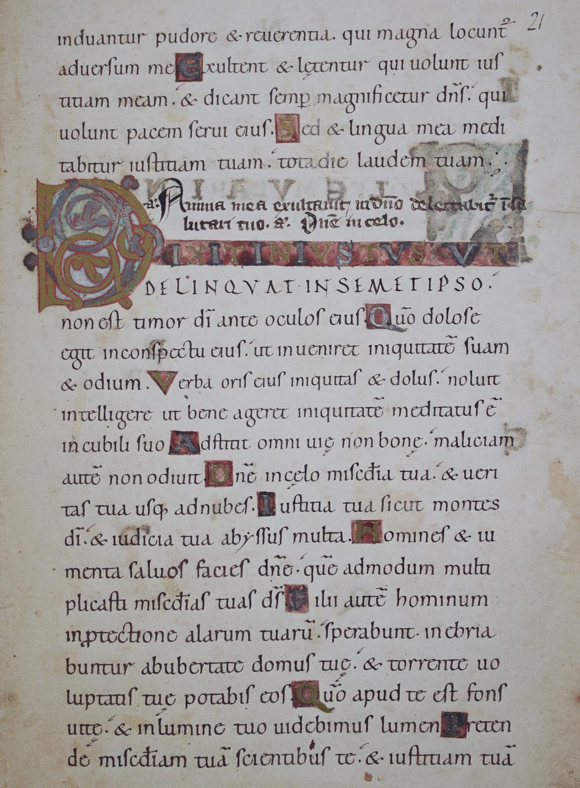 Werdener Psalter. | Bild Nr.2