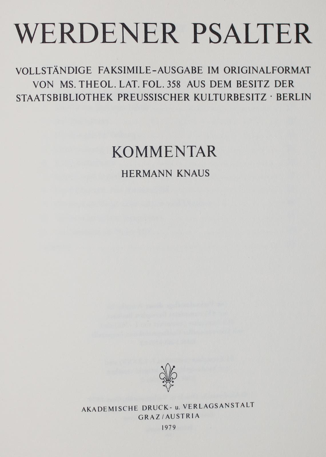 Werdener Psalter. | Bild Nr.3