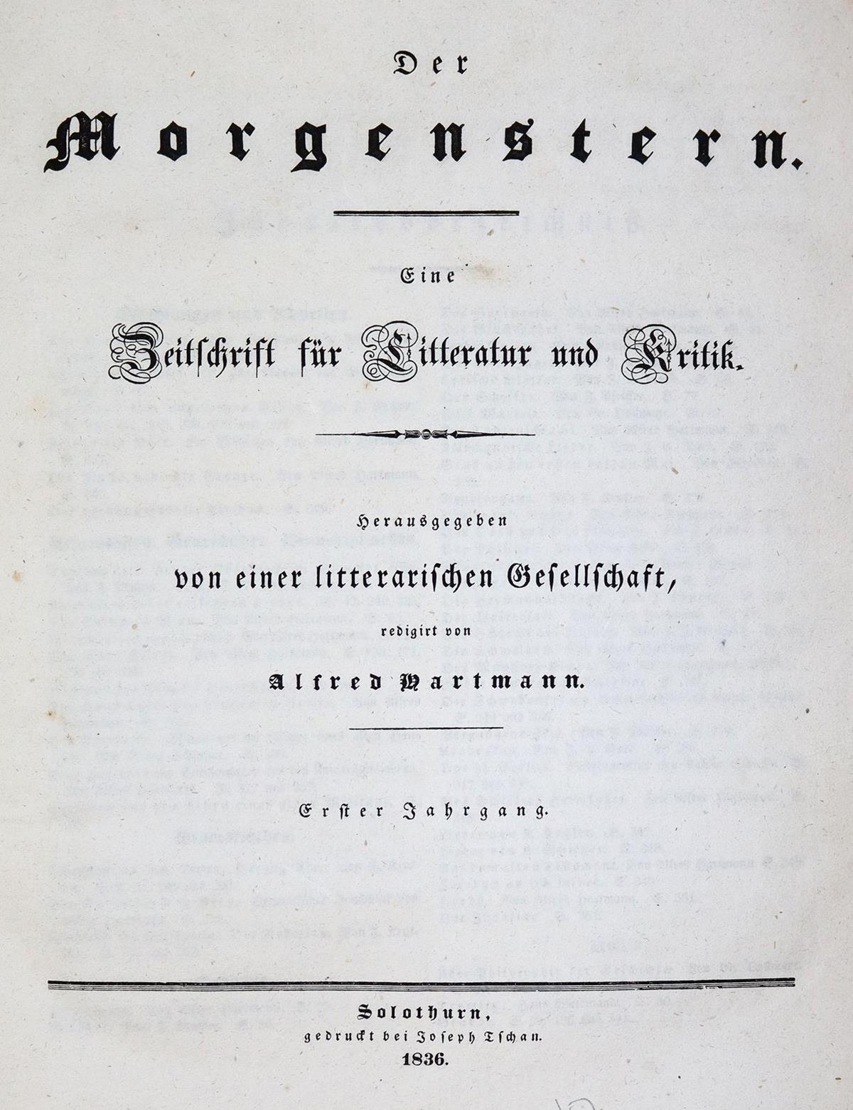 Morgenstern, Der. | Bild Nr.1