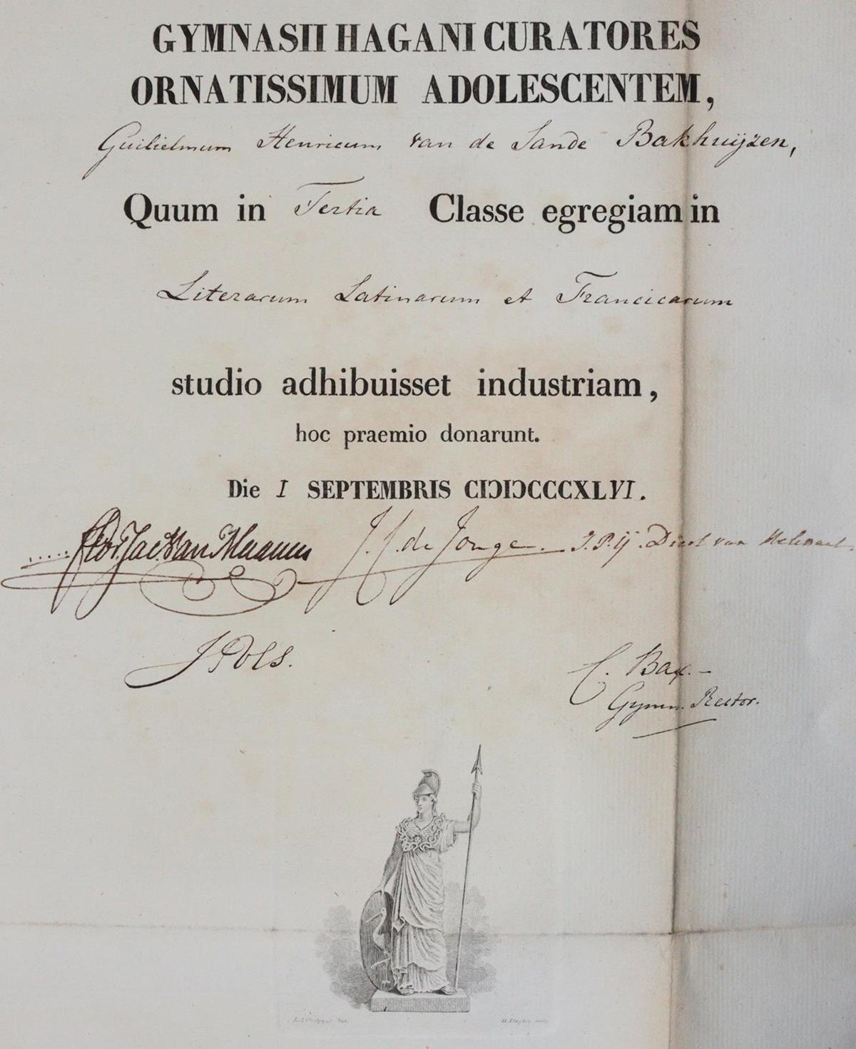 Haager Schulpreiseinband. | Bild Nr.3