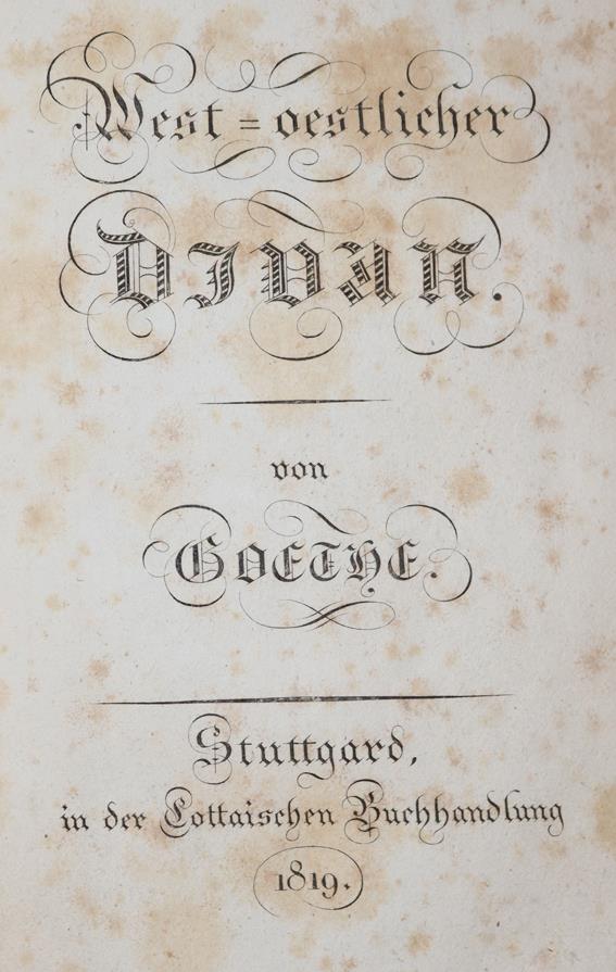 Goethe,(J.W.v.). | Bild Nr.1
