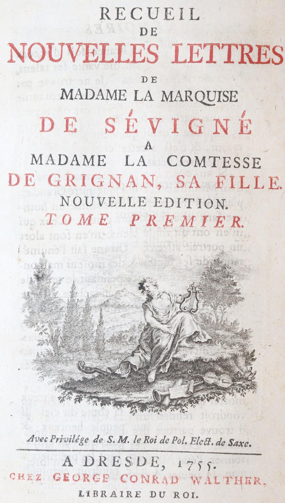 Sevigne,(Marie de Rabutin-Chantal de). | Bild Nr.1