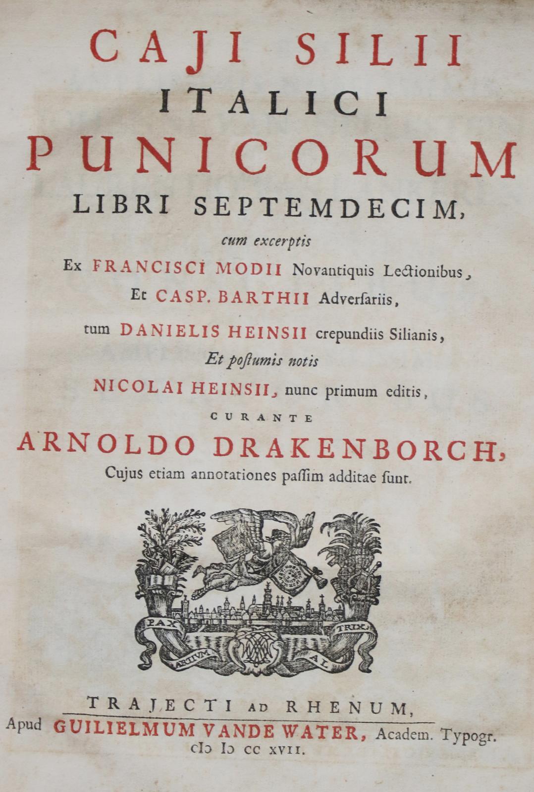 Silius Italicus. | Bild Nr.1