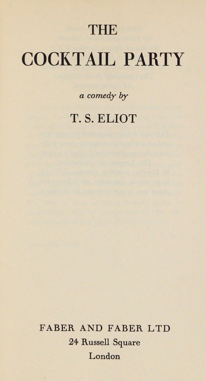Eliot,T.S. | Bild Nr.1