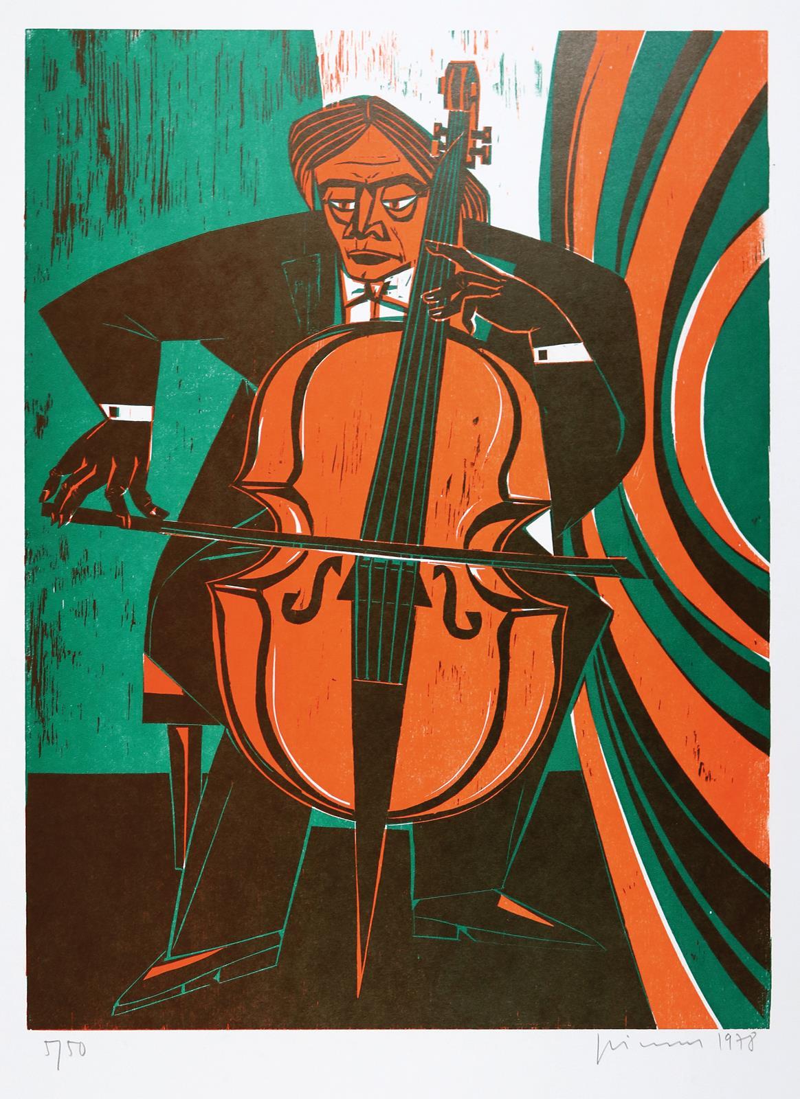 Graphikmappen mit Holzschnitten. | Bild Nr.13