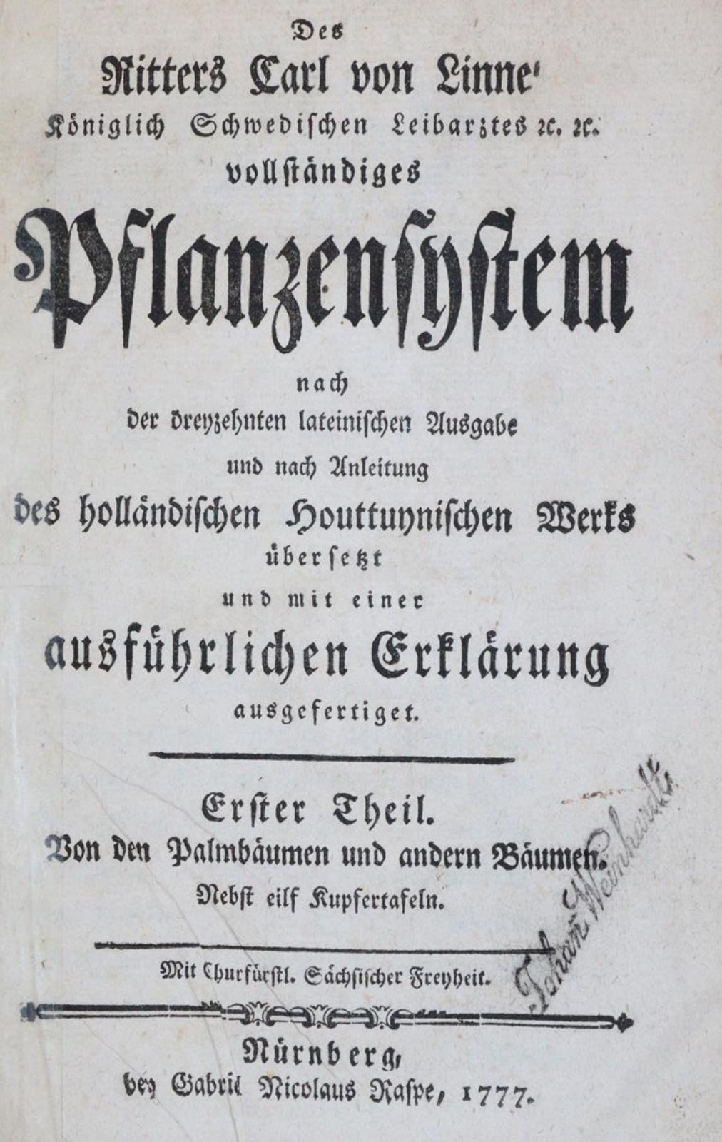 Linné,C.v. | Bild Nr.1