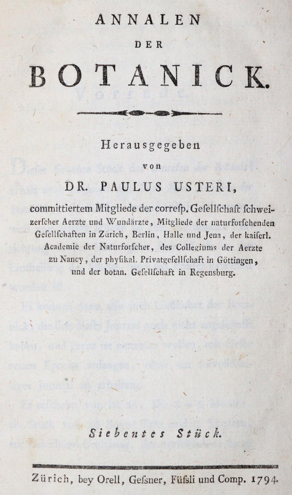 Uster,P. (Hrsg.). | Bild Nr.1