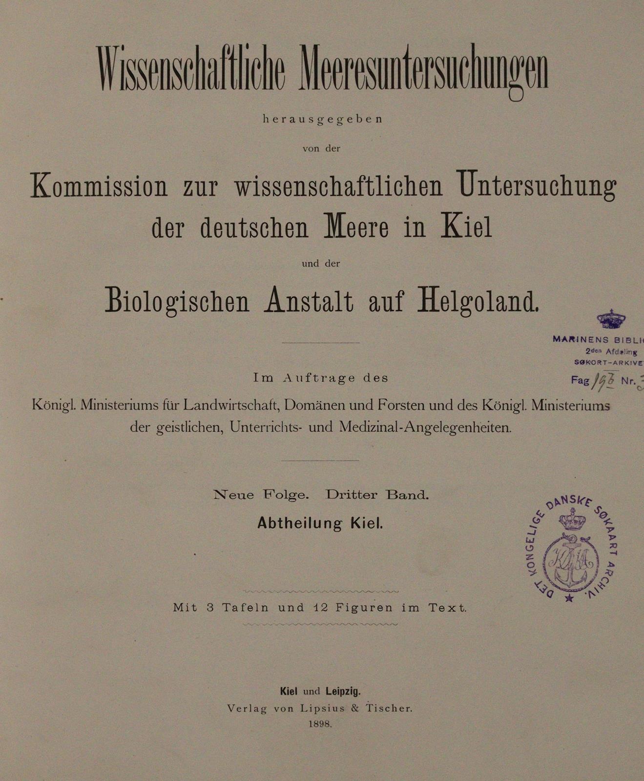 Wissenschaftliche Meeresuntersuchungen. | Bild Nr.1