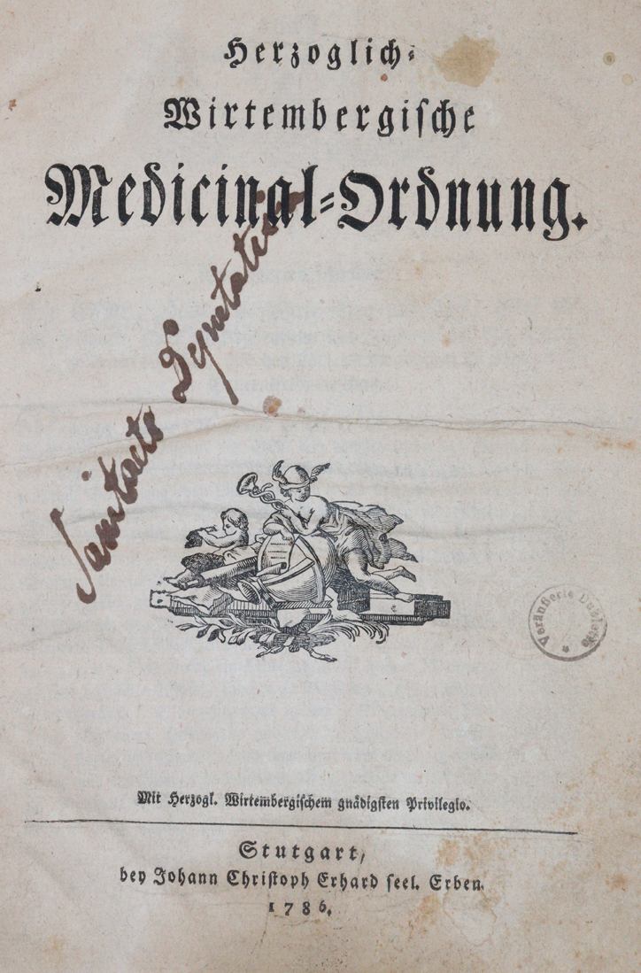 Medicinal-Ordnung, | Bild Nr.1