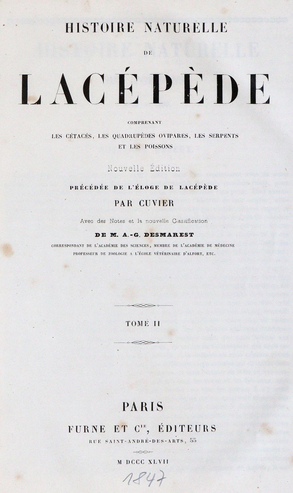 Lacepede,(B.G.E.de). | Bild Nr.1