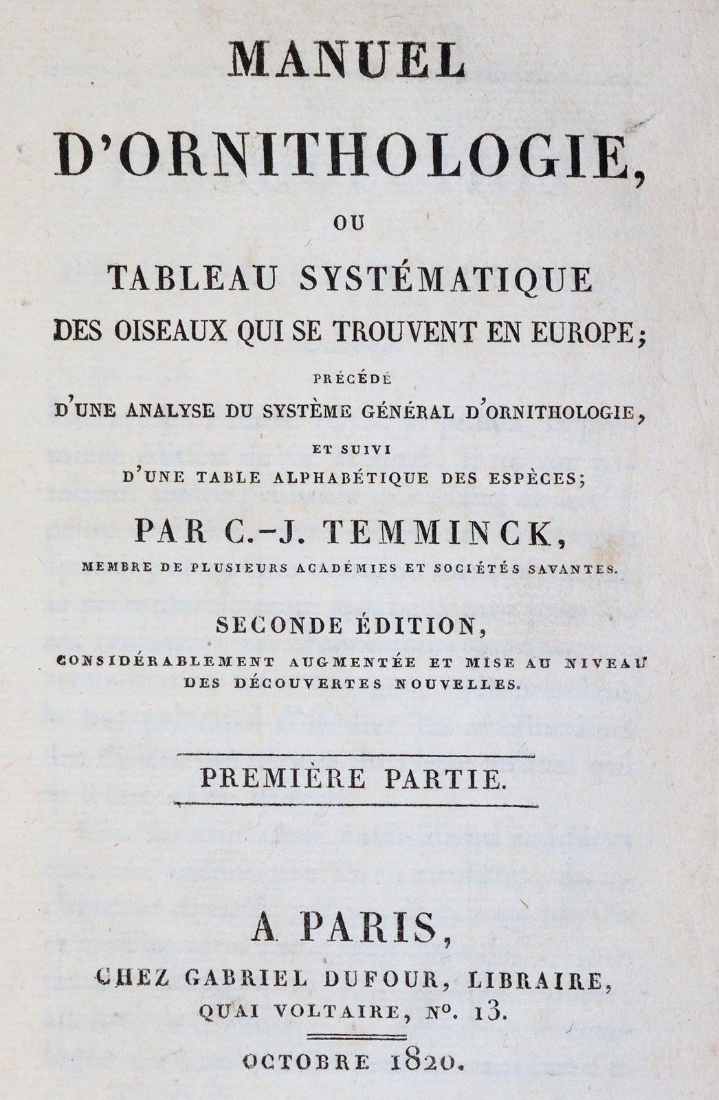 Temminck,C.J. | Bild Nr.1