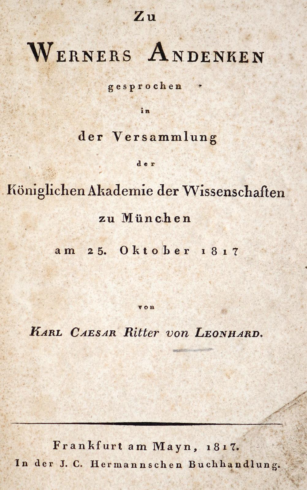 Leonhard,K.C.v. | Bild Nr.1