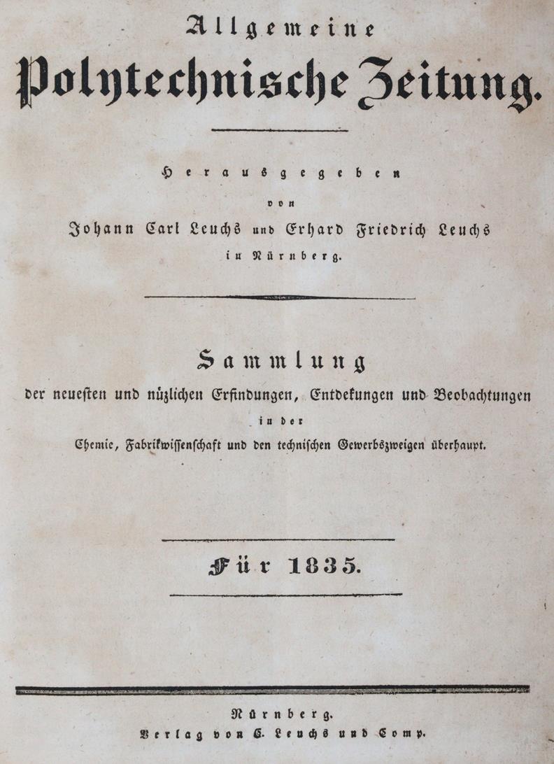 Leuchs,J.C. u. E.F. (Hrsg.). | Bild Nr.1