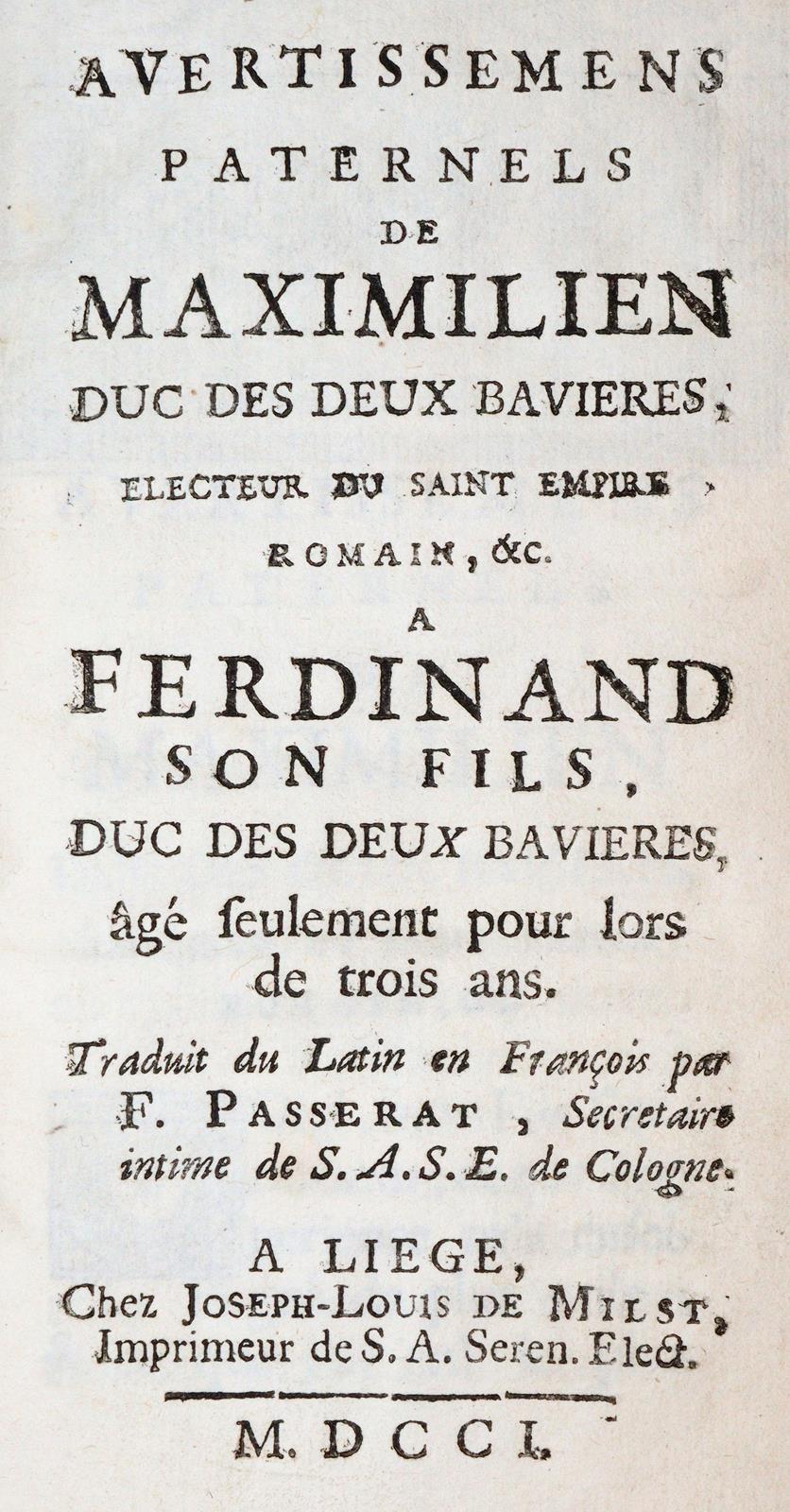 Maximilian I, Kurfürst von Bayern. | Bild Nr.1