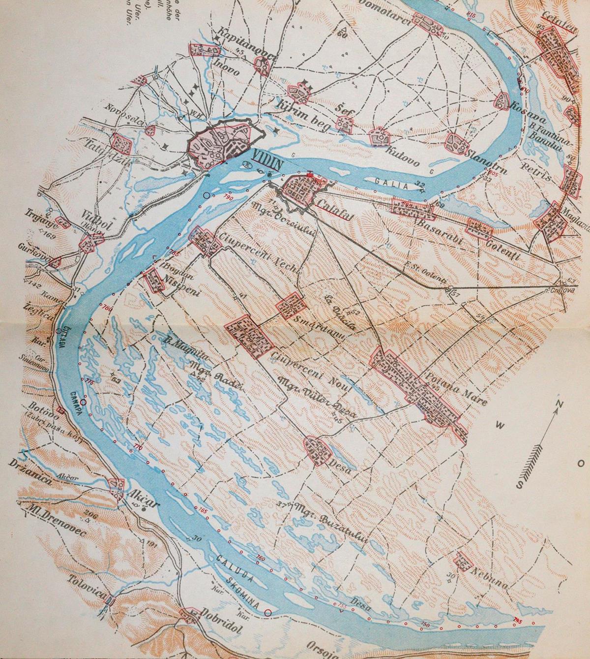 Karte der Donau von Ulm | Bild Nr.2