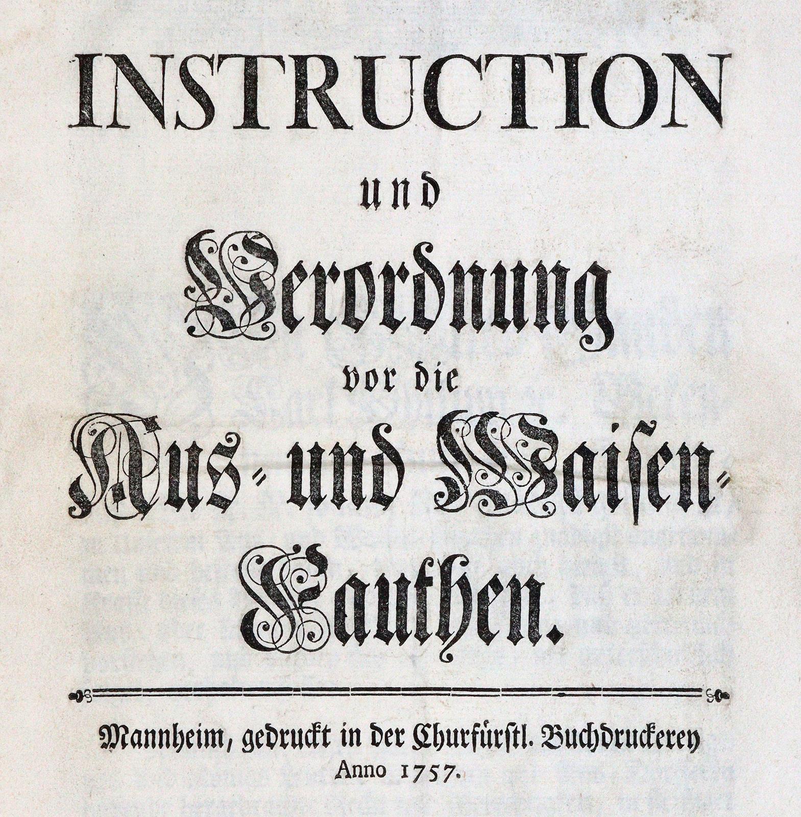 Waisenhaus. | Bild Nr.1