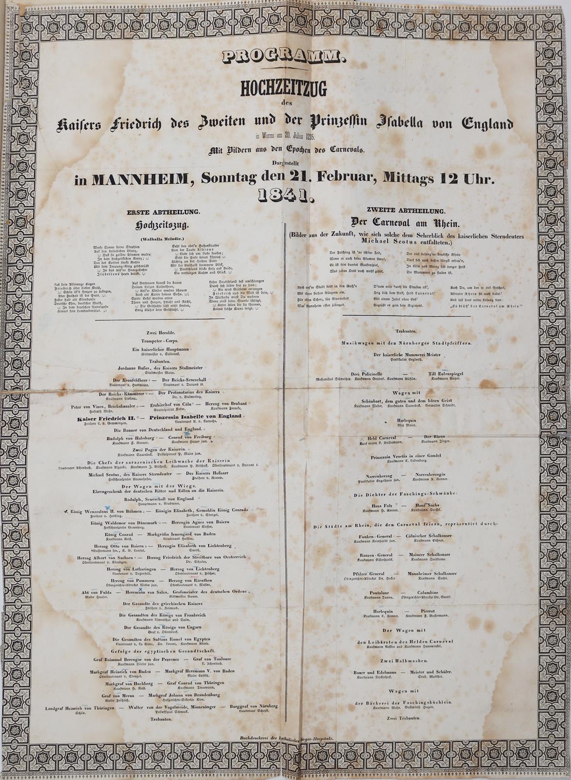 Programm. | Bild Nr.1