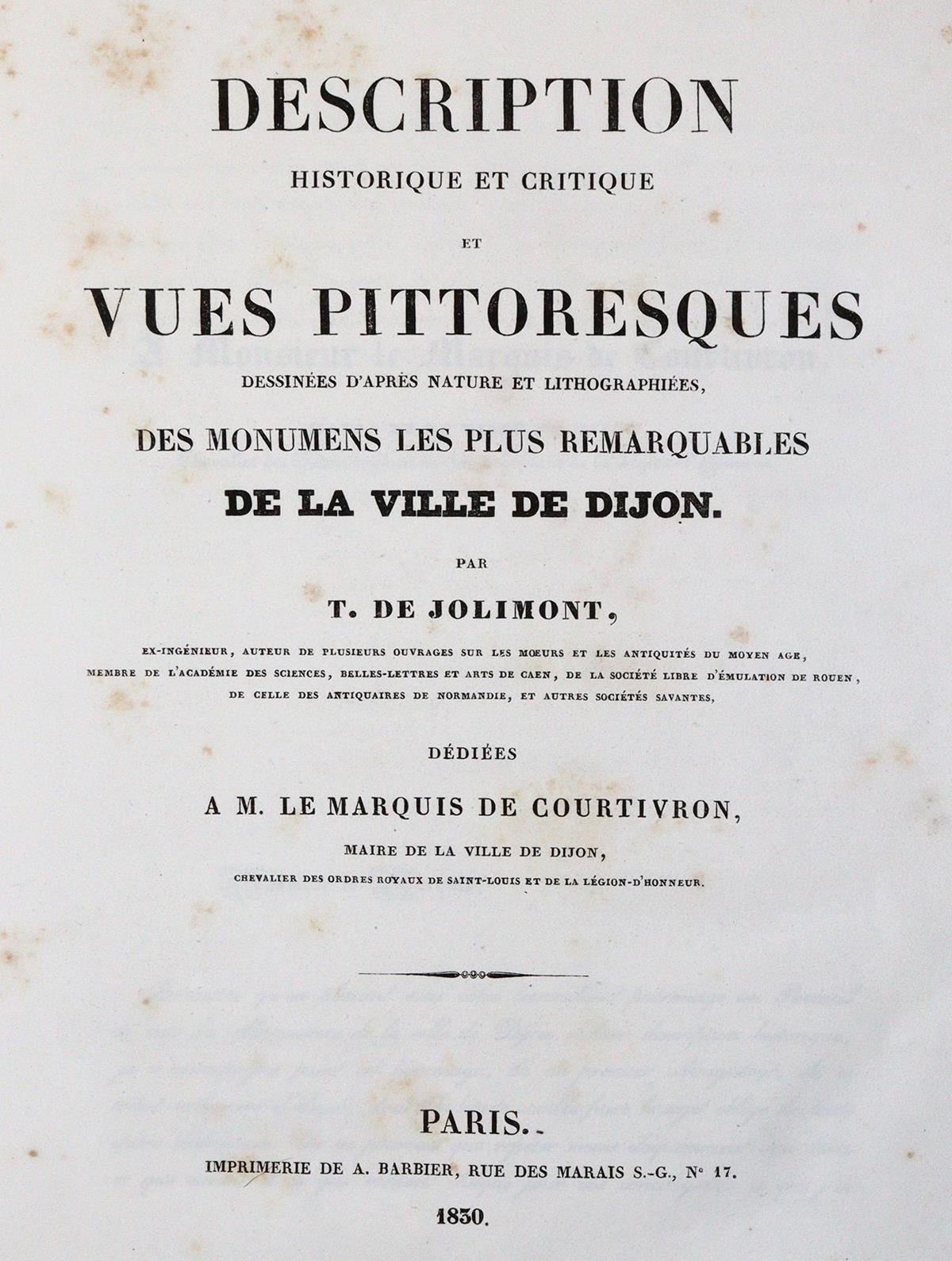 Jolimont,T.de. | Bild Nr.1