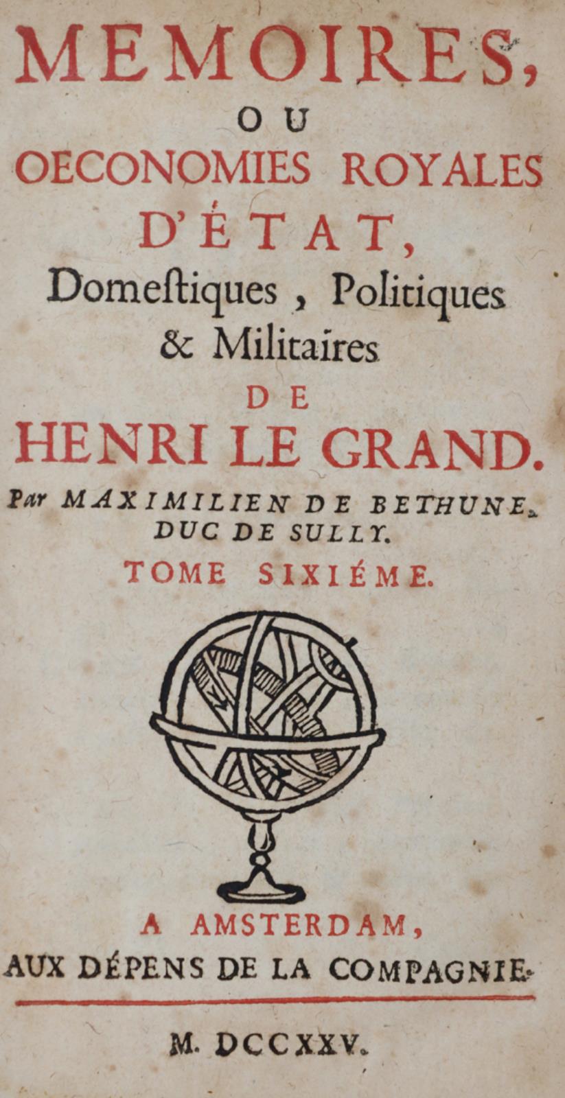 Sully de Bethune,M.de. | Bild Nr.1