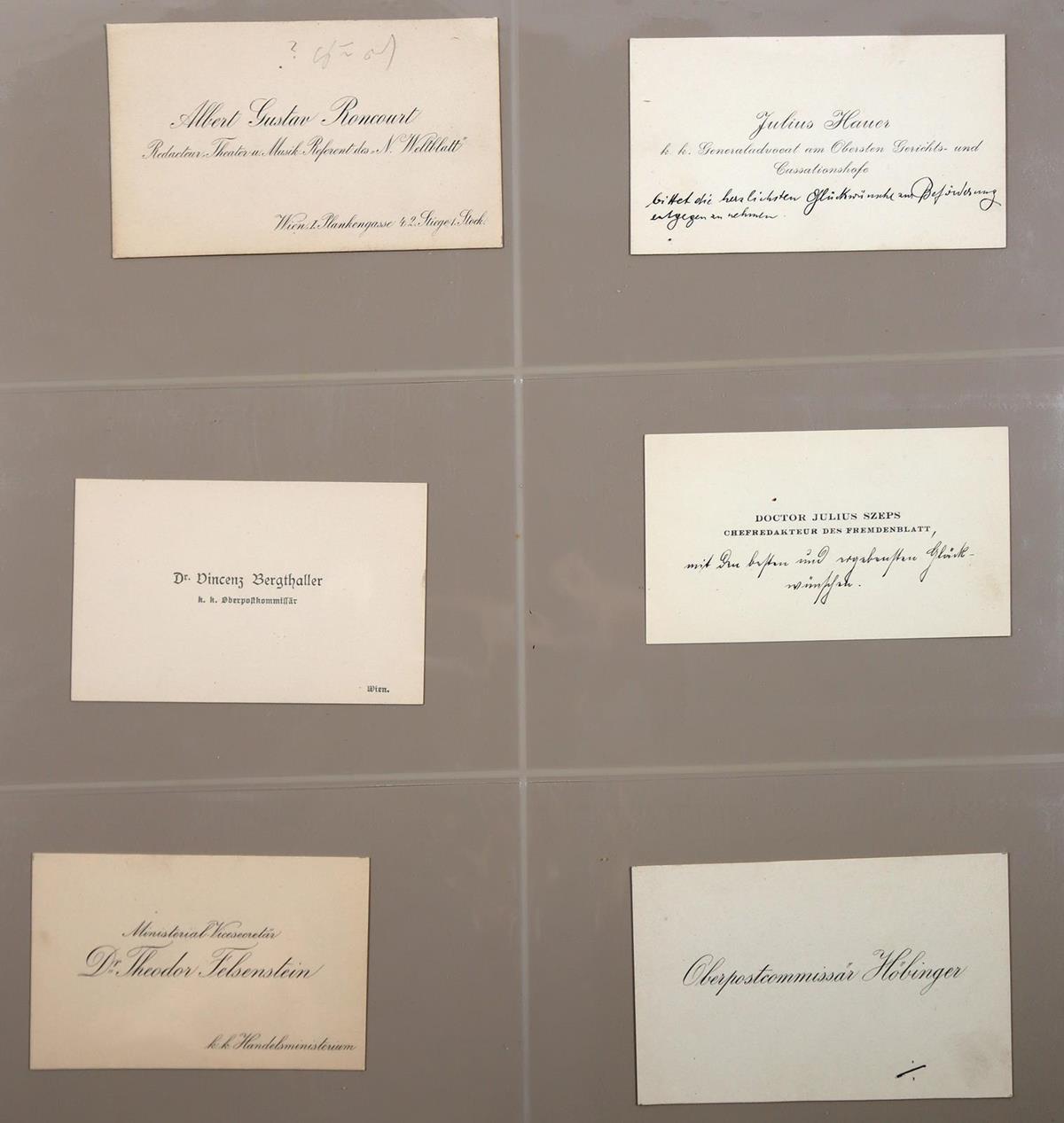 Visitenkarten. | Bild Nr.1