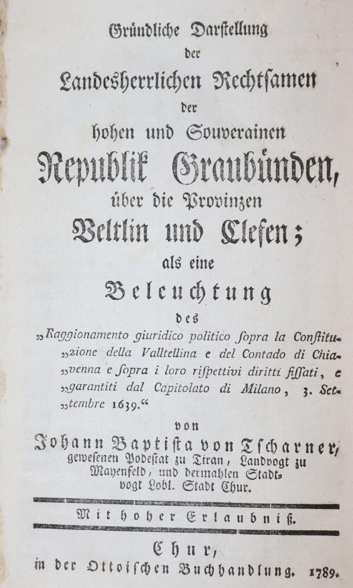 Tscharner,J.B.v. | Bild Nr.1