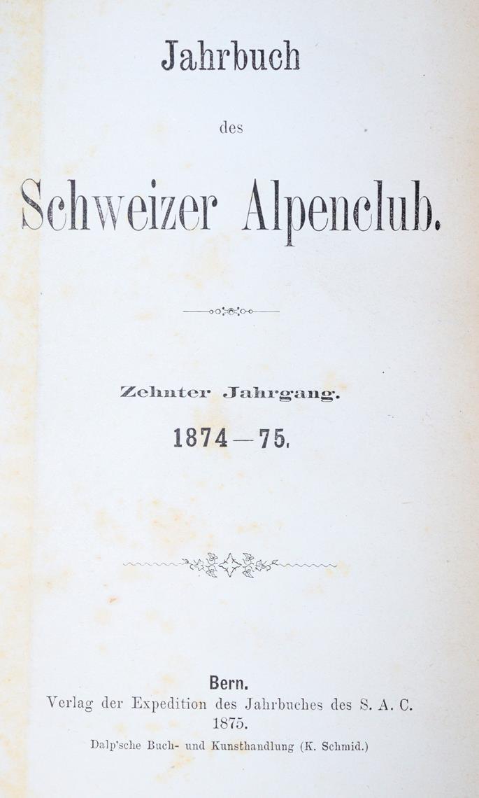 Schweizer Alpenclub. | Bild Nr.1