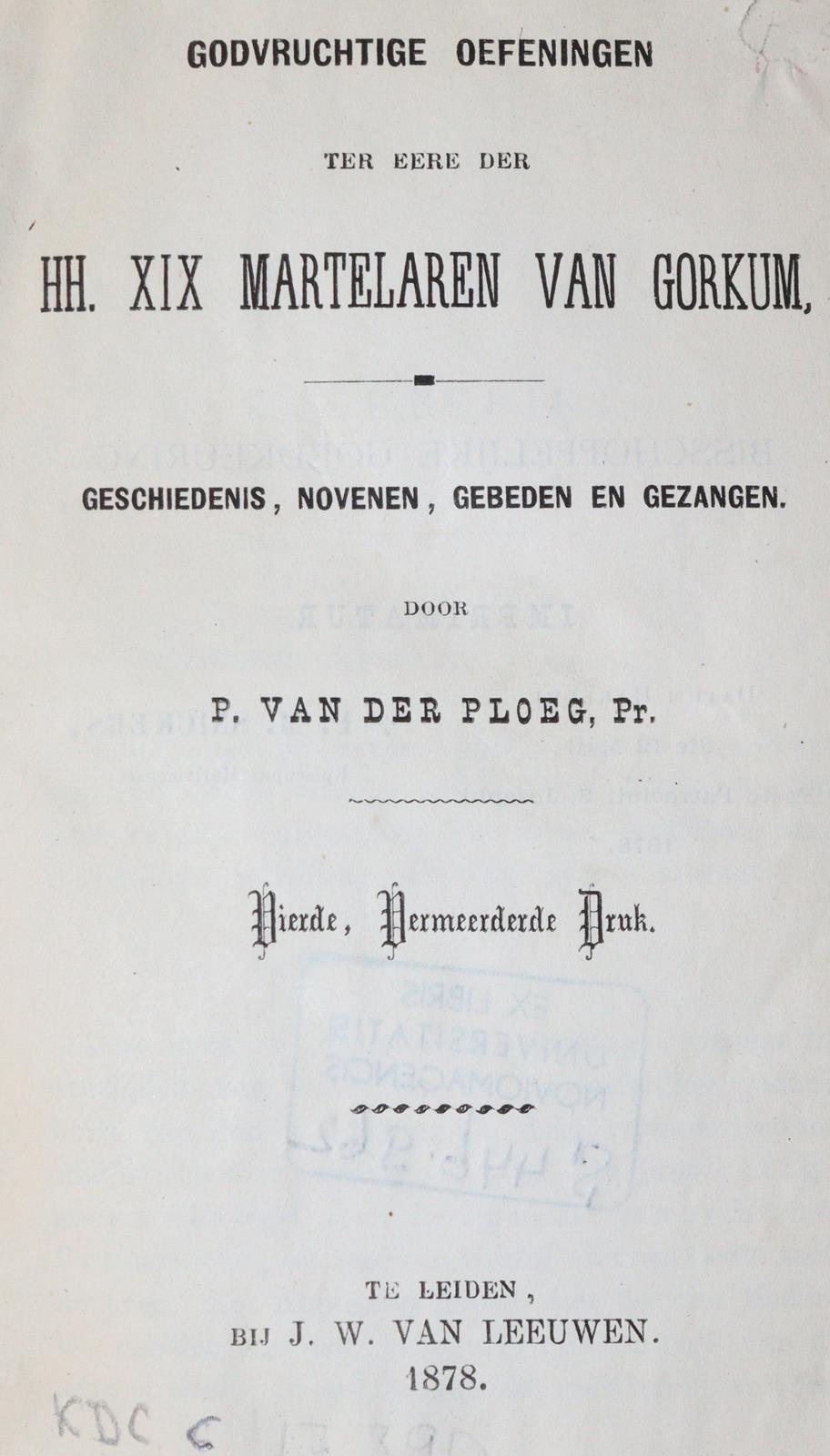 Ploeg,P.v.d. | Bild Nr.1