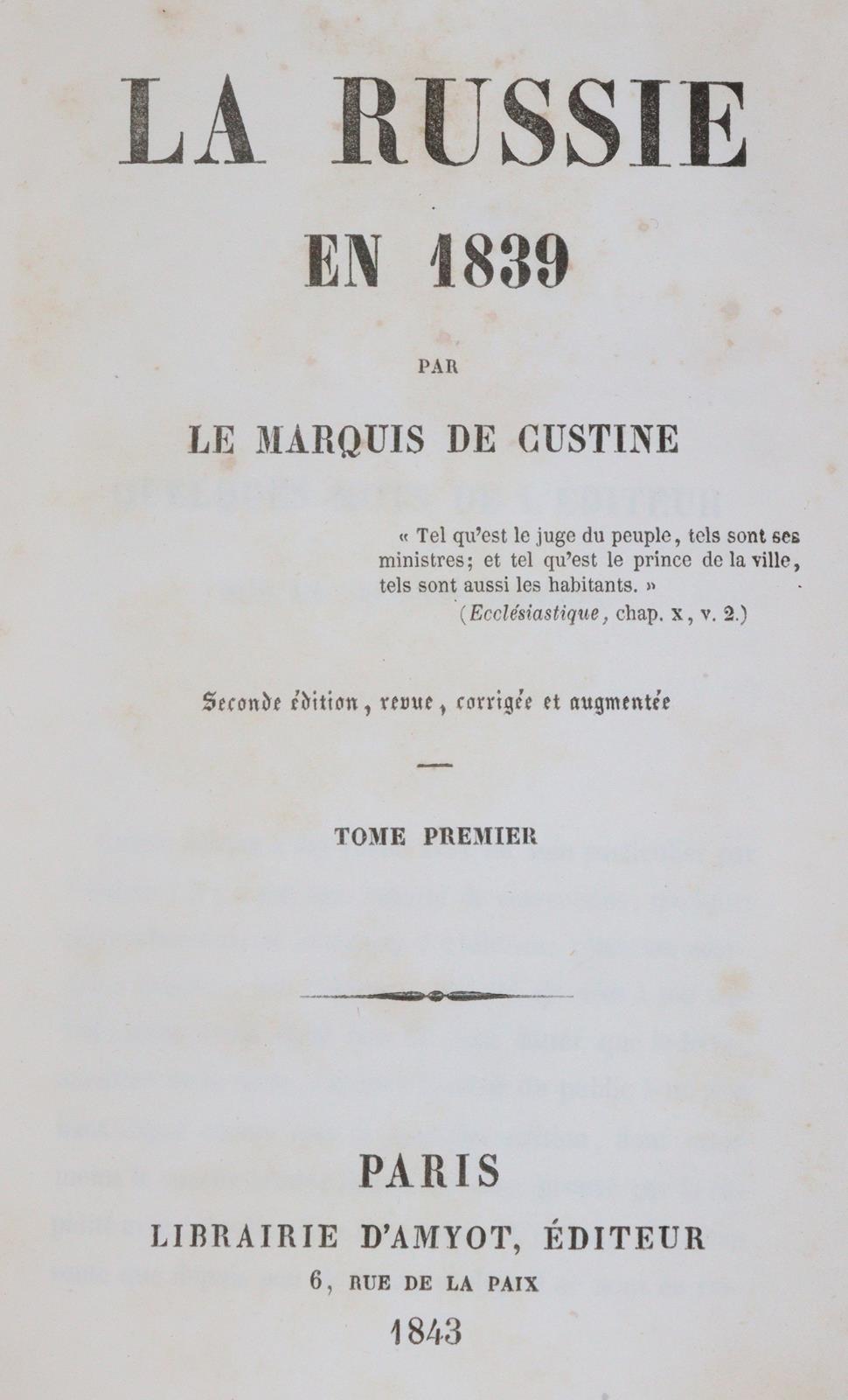 Custine,A.P.de. | Bild Nr.1