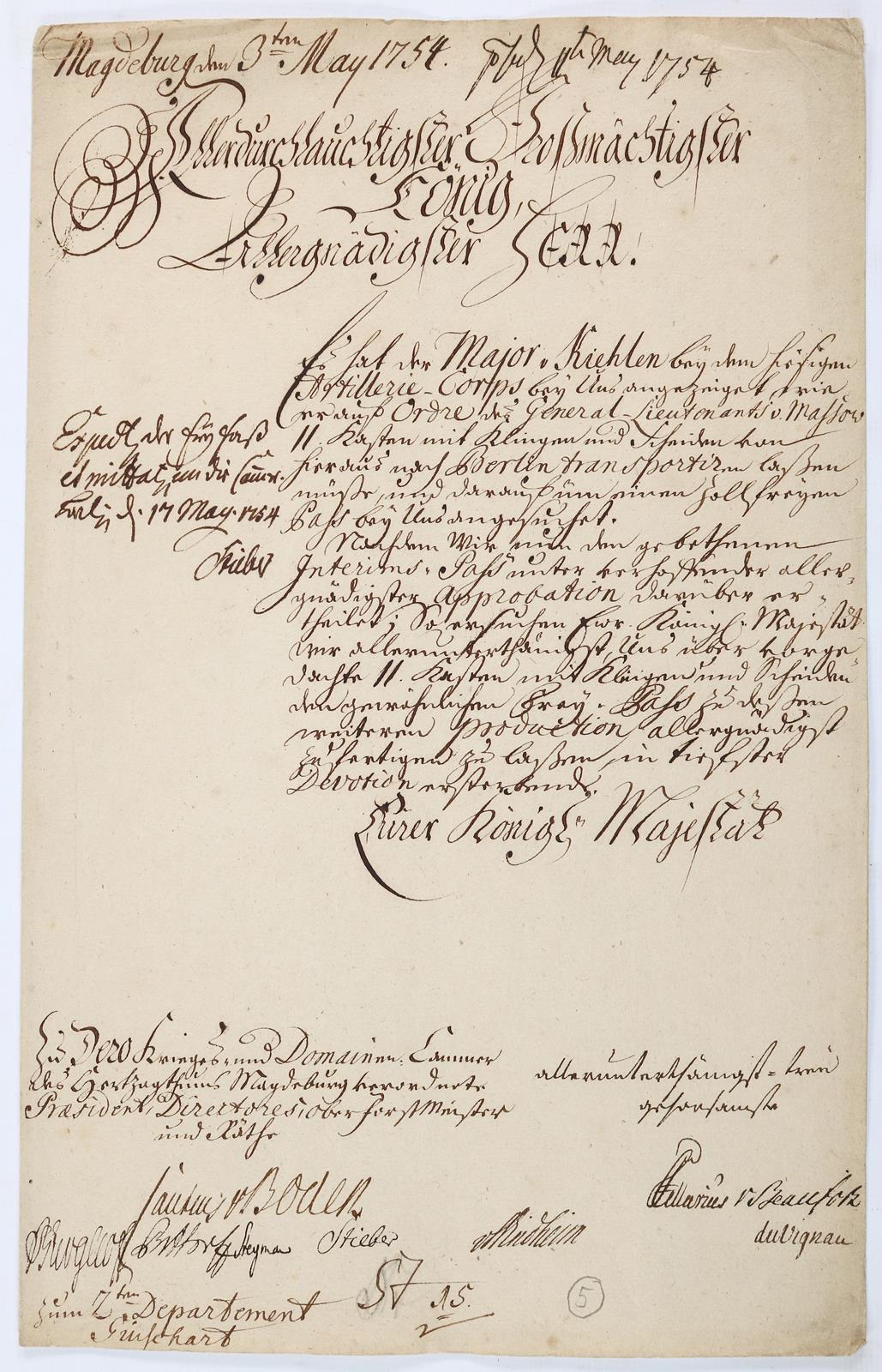 Boden, August Friedrich von, | Bild Nr.1