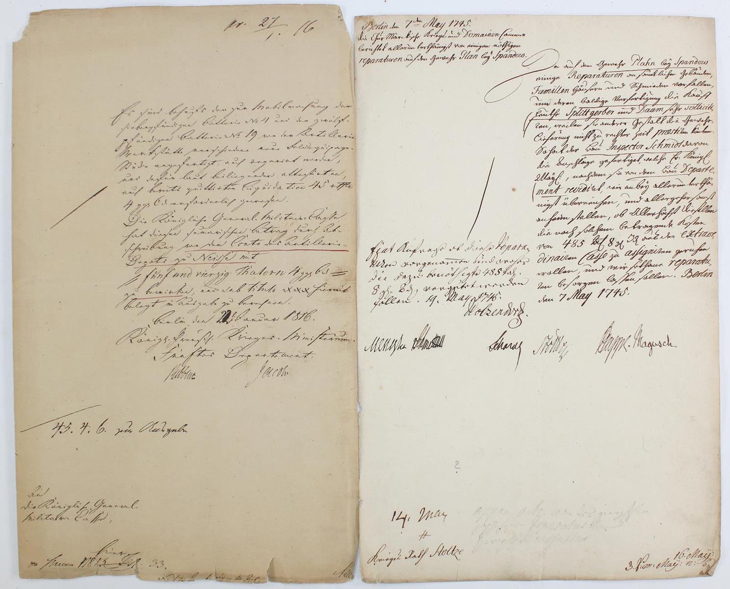 Militärbelege. | Bild Nr.1