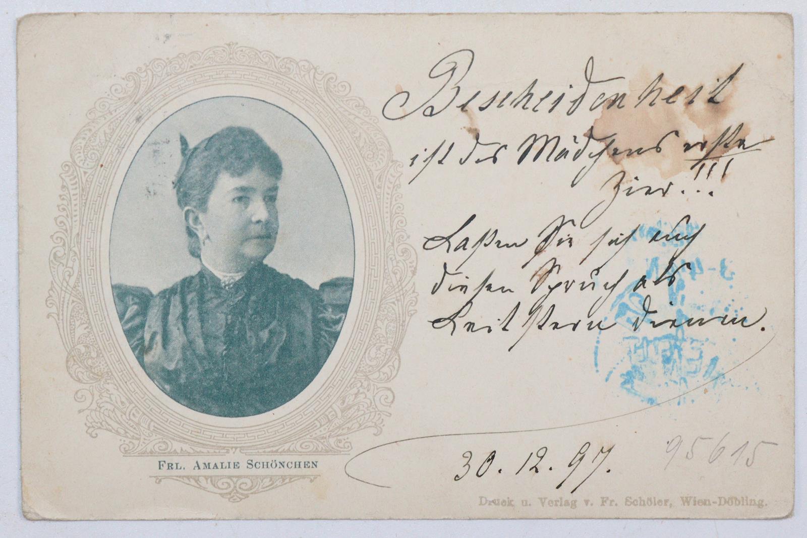 Schönchen, Amalie, | Bild Nr.1