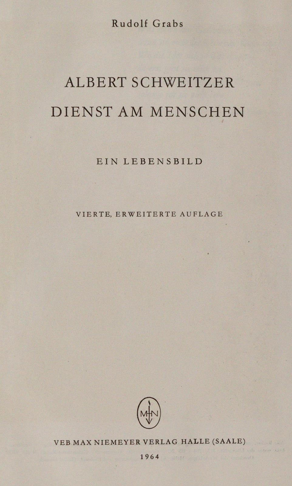 Schweitzer, Albert | Bild Nr.1