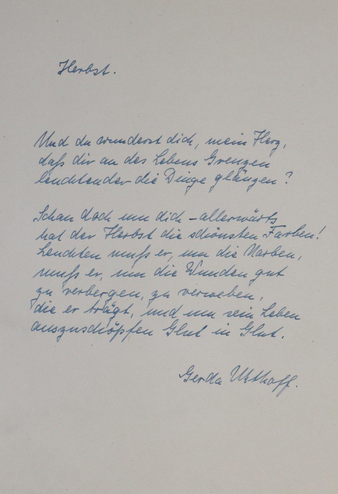 Uhthoff, Gerda, | Bild Nr.1