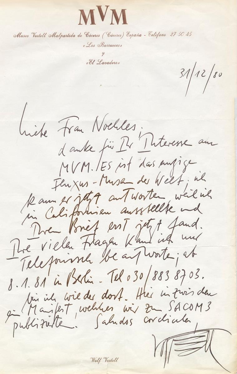 Vostell, Wolf, | Bild Nr.1